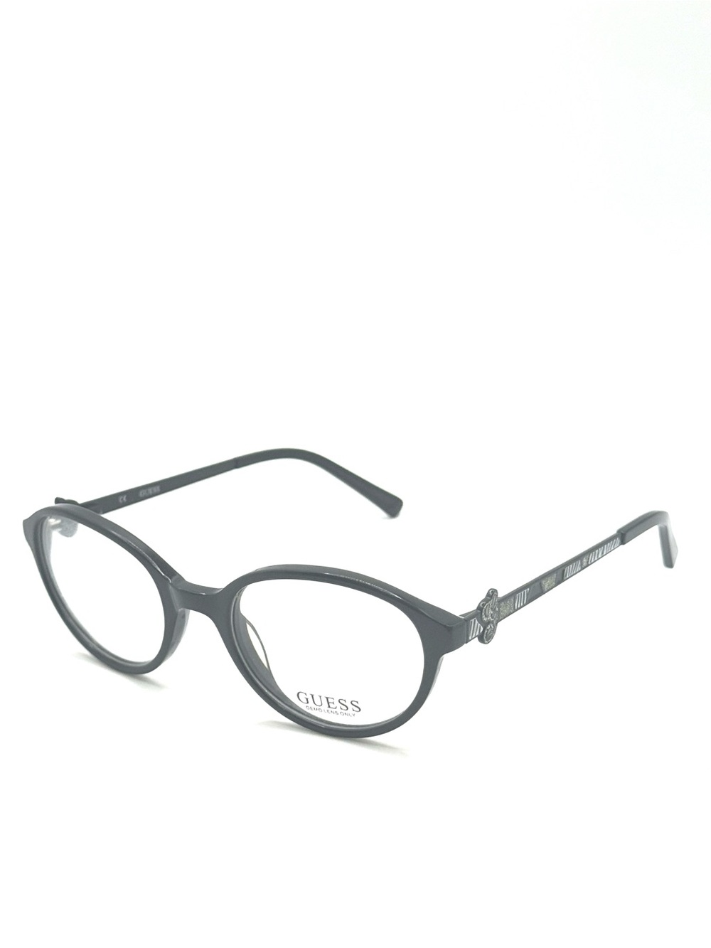 Guess GU 2258 BLK Eyeglasses Acetate/Metal  Black  SIZE 49mm-19mm-135mm